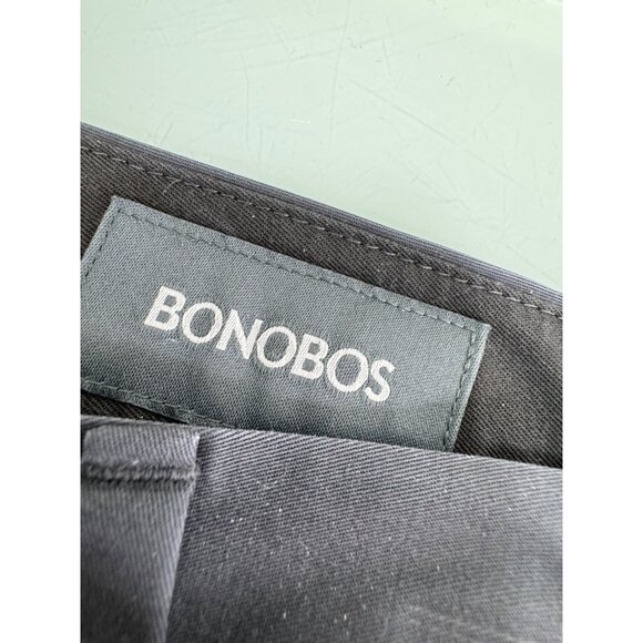 Bonobos Men Friday Pants Straight Leg 34X32 Chino Gray Flat Front - Picture 13 of 14